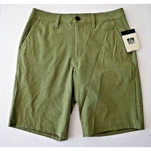 Reef 3FMWH0280 Men's Sz 28 Light Olive Dante 20" Walk Shorts